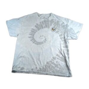 Simply Southern Tie Dye Softball Graphic T-Shirt XL Gray White Butterfly Tie Die